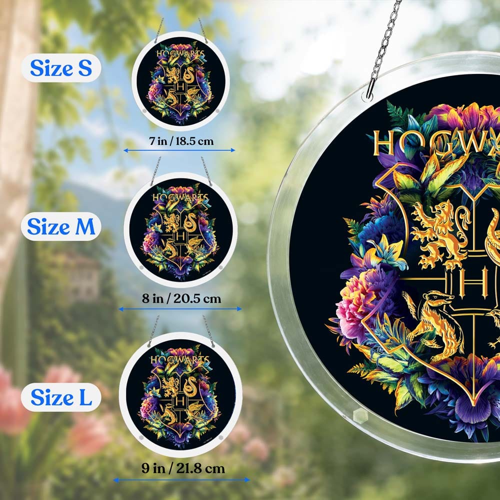 Acrylic Jigsaw Puzzle Suncatcher - Hogwarts Crest - Image 3