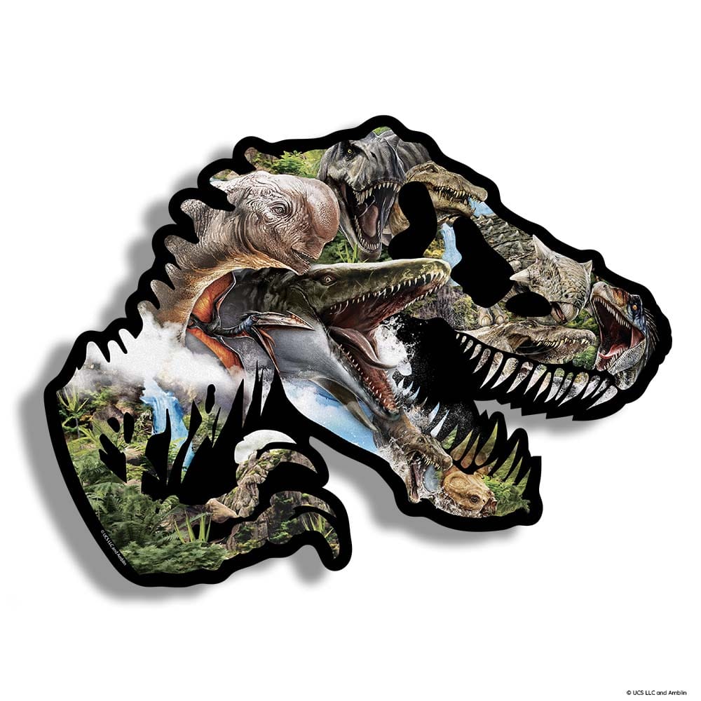 Fossil Fury - Wooden Jigsaw Puzzle - Image 3
