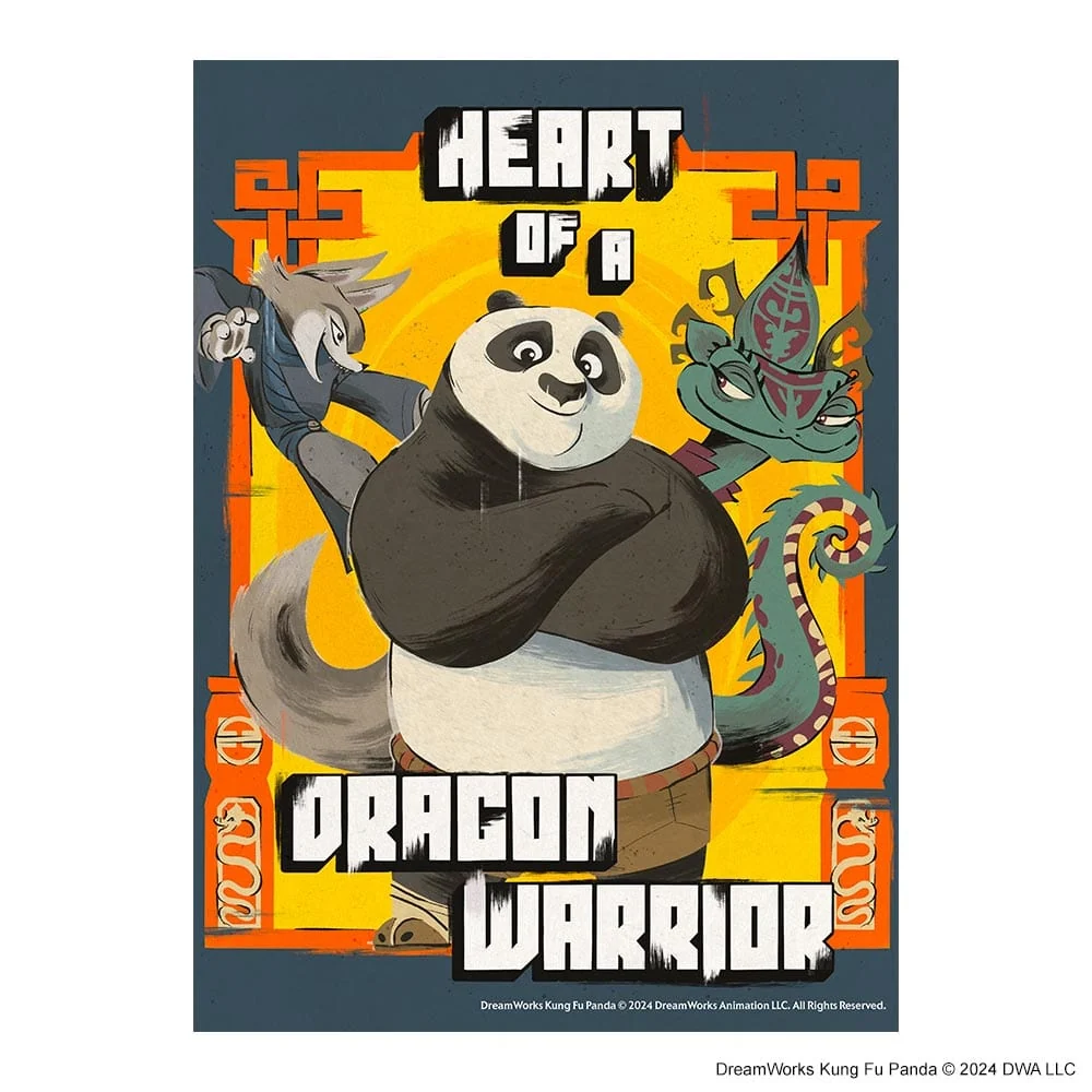 Heart Of A Dragon Warrior - Wooden Jigsaw Puzzle - Image 3