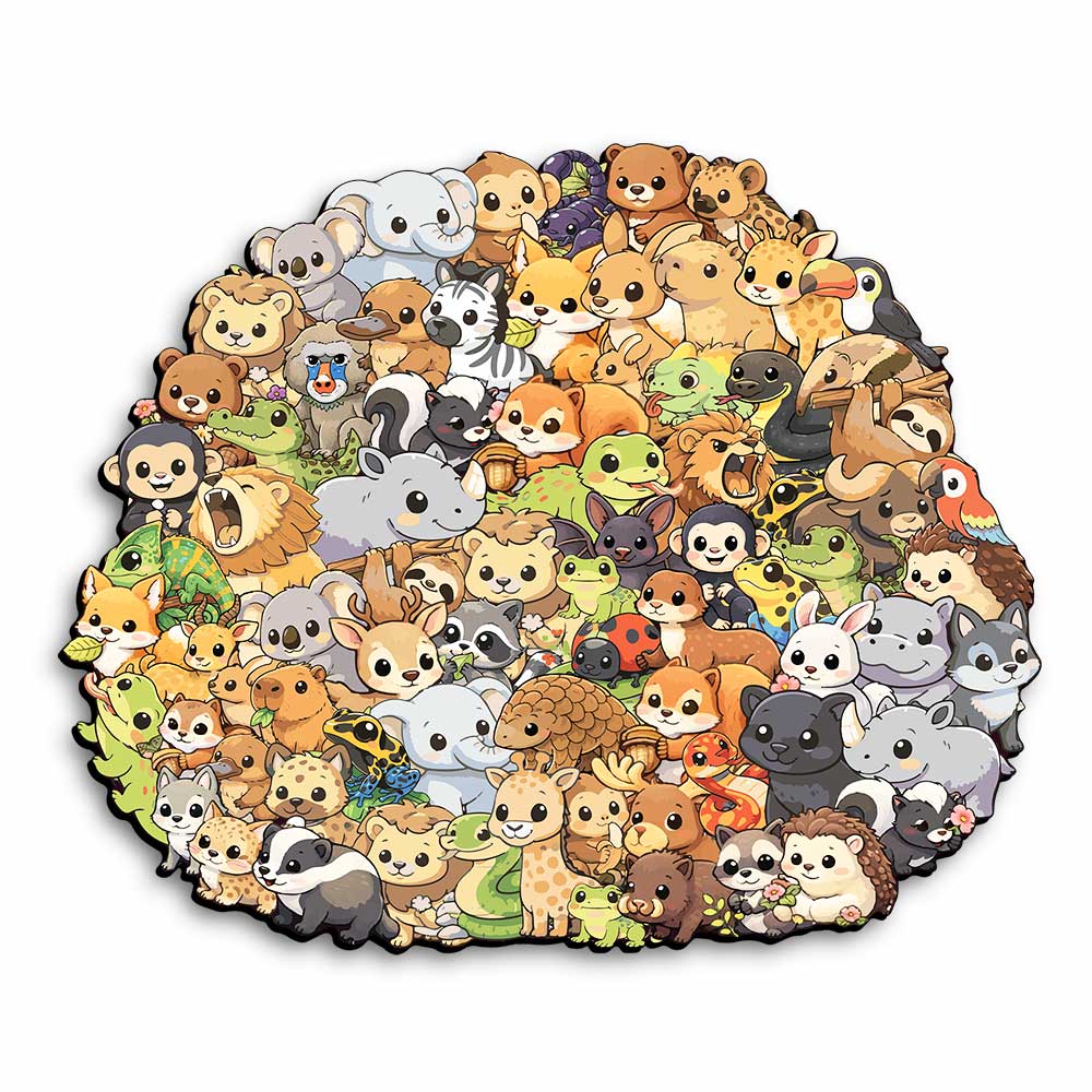 Jungle Life - Wooden Jigsaw Puzzle - Image 4