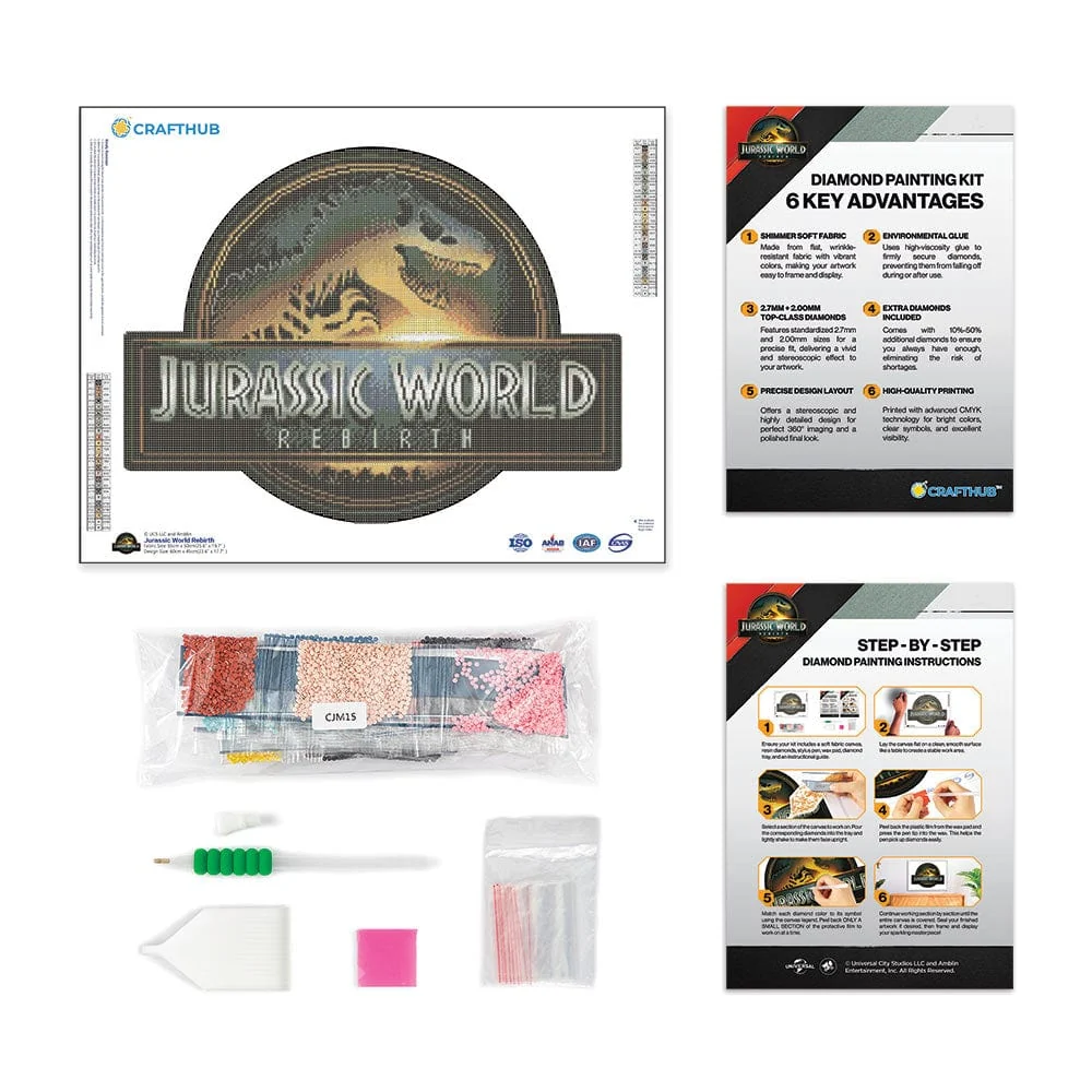 Jurassic World Rebirth - Diamond Painting Kit - Image 3