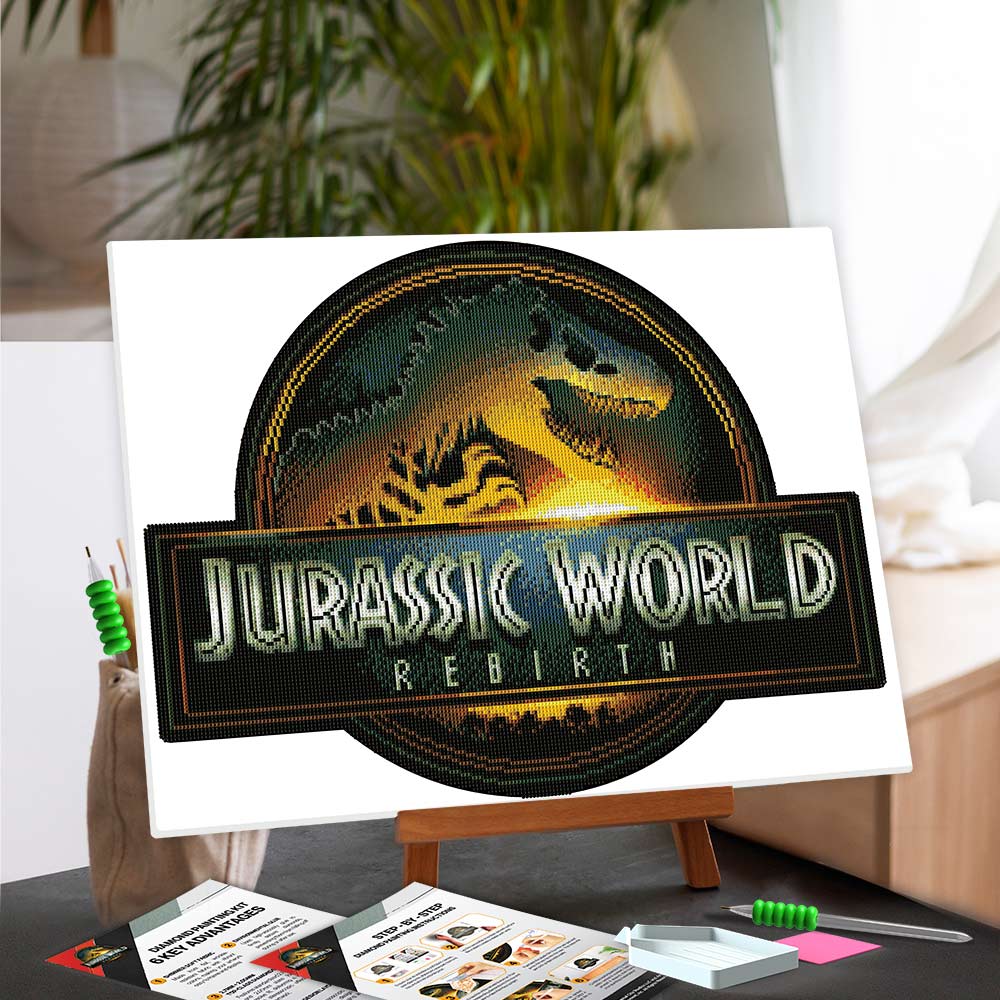 Jurassic World Rebirth - Diamond Painting Kit - Image 4