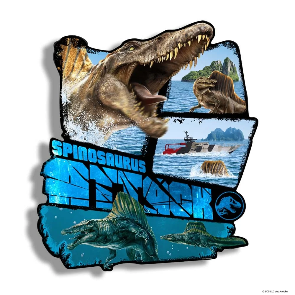 Spinosaurus Attack - Wooden Jigsaw Puzzle - Image 3