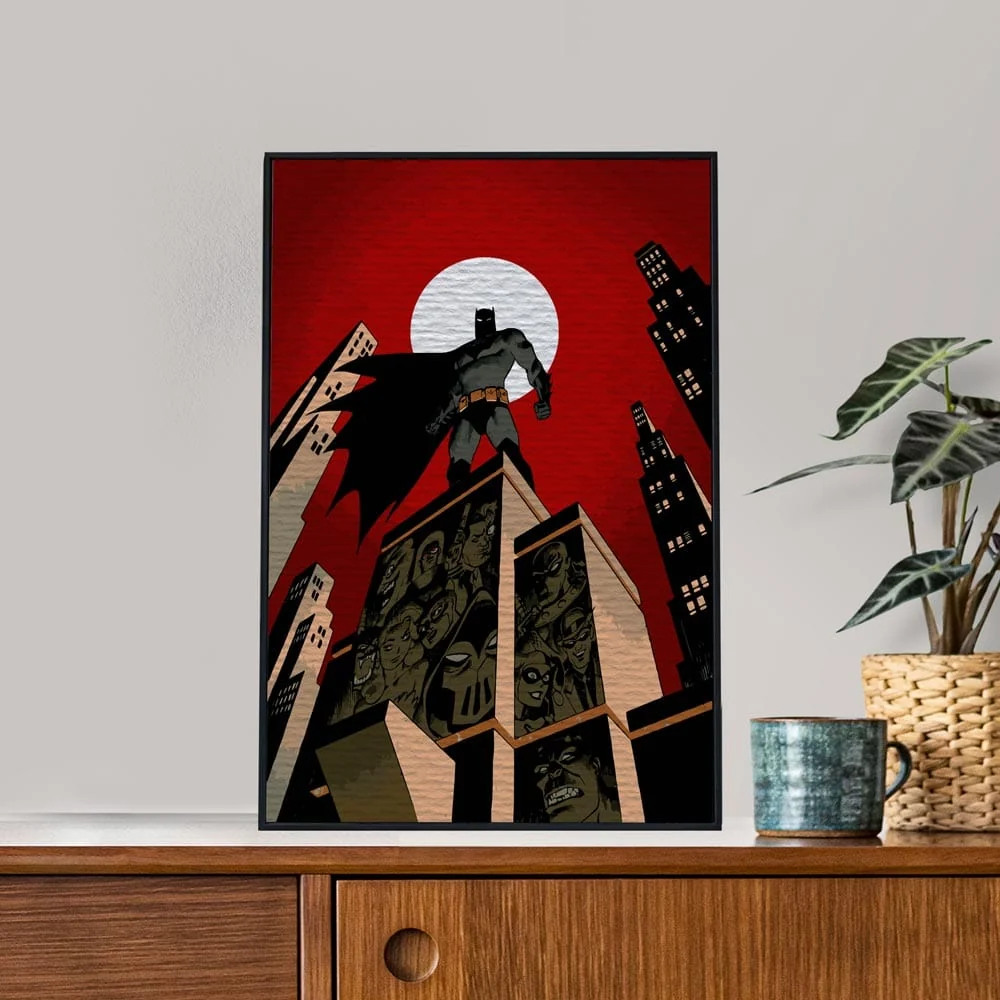 The Gotham Guardian - Paint By Numbers Kit - Image 2
